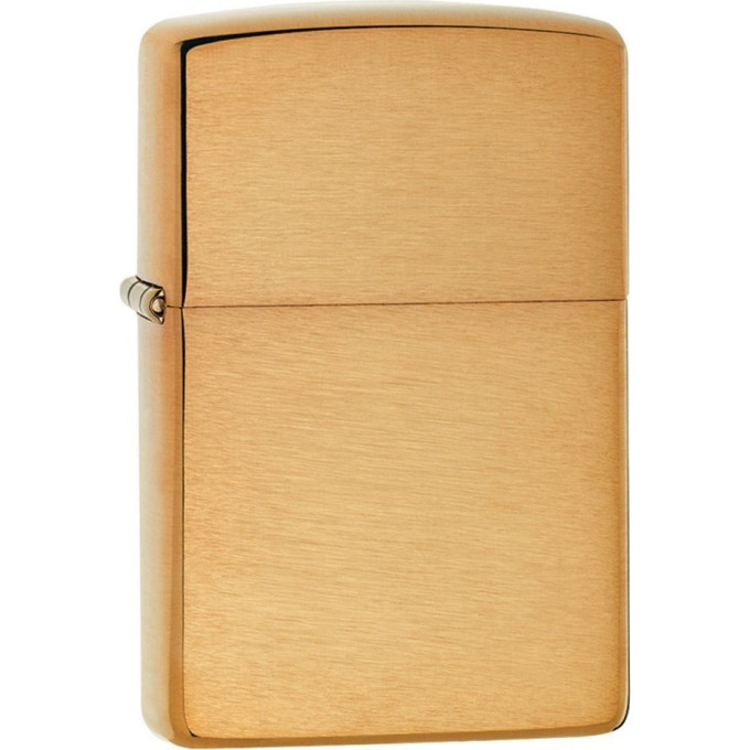 Zippo Classic 204B — матовая золотистая зажигалка