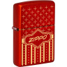 Зажигалка Zippo Metallic Red, арт. 48785